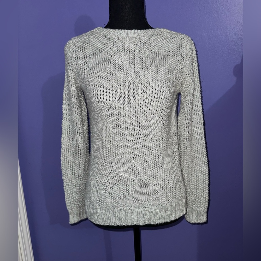 NWOT Elle Women's Gray Knit Sweater